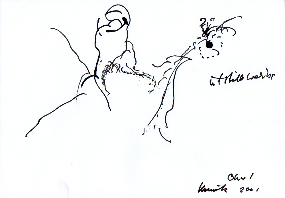 Tuschezeichnung, Jens Kunik, 2001