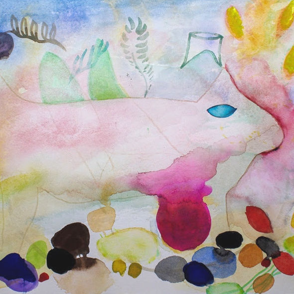 Peru - O.T., Aquarell auf Papier, 46 x 38 cm, Jens Kunik, 2010er Jahre